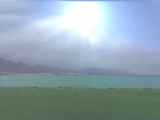 ���i�΂Ƒ��z�@�䂪�Ƃ���ԂłT��������ƁA���̗l�Ȍi�F���L����܂��B�@�S���a�݂܂���B�@�����ɗ��ĉ������ˁB